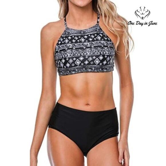 Charmleaks High Neck Halter Bikini Size L - Picture 1 of 4